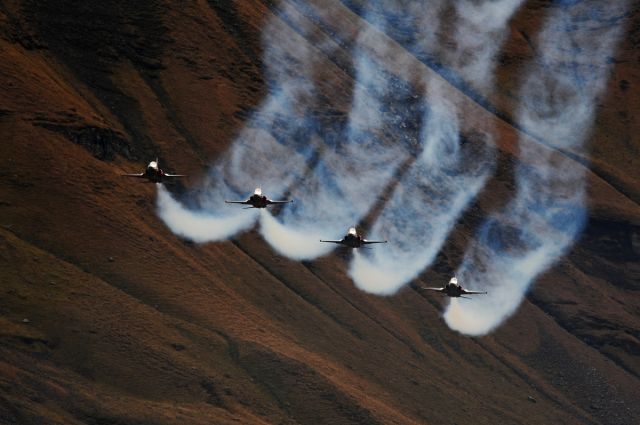 — — - 2012 Axalp Live Fire Demonstrationbr /Swiss Air Force Patrouille Suisse