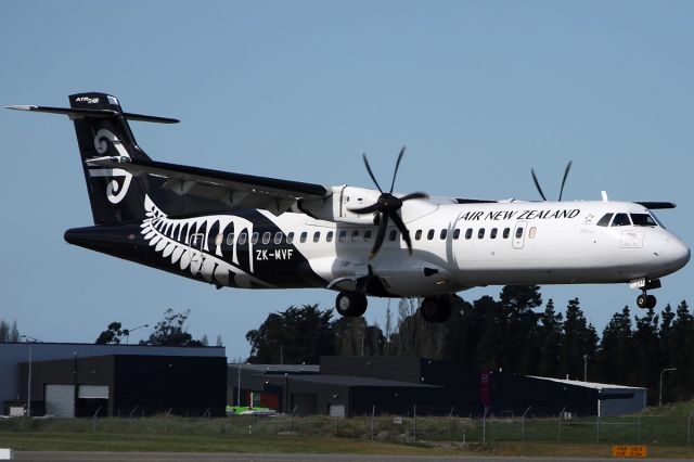 Aerospatiale ATR-72-600 (ZK-MVF) - on 27 September 2018