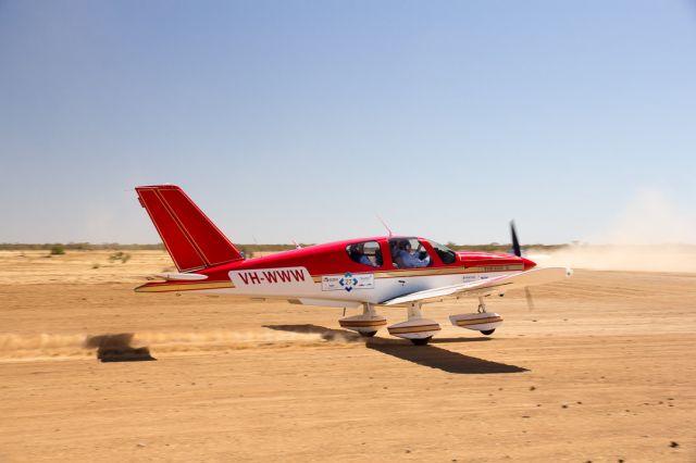 VH-WWW — - Landing at Davenport Downs Queensland.