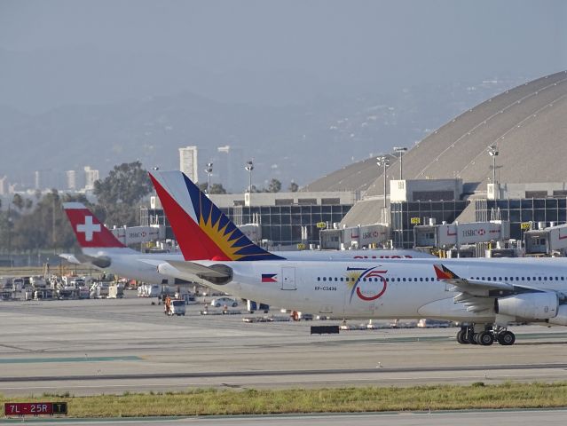 Airbus A340-300 (RP-C3436) - Close Up of 75th Anniversary titles