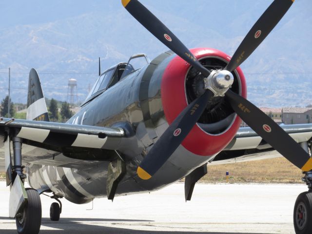 REPUBLIC Thunderbolt (NX3395G) - P-47G at Chino Air Show - 2018