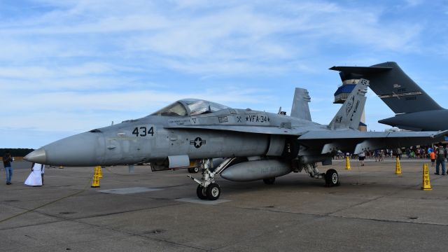 McDonnell Douglas FA-18 Hornet — - Static Display at the NAS Oceana Air Show. 9-23-18