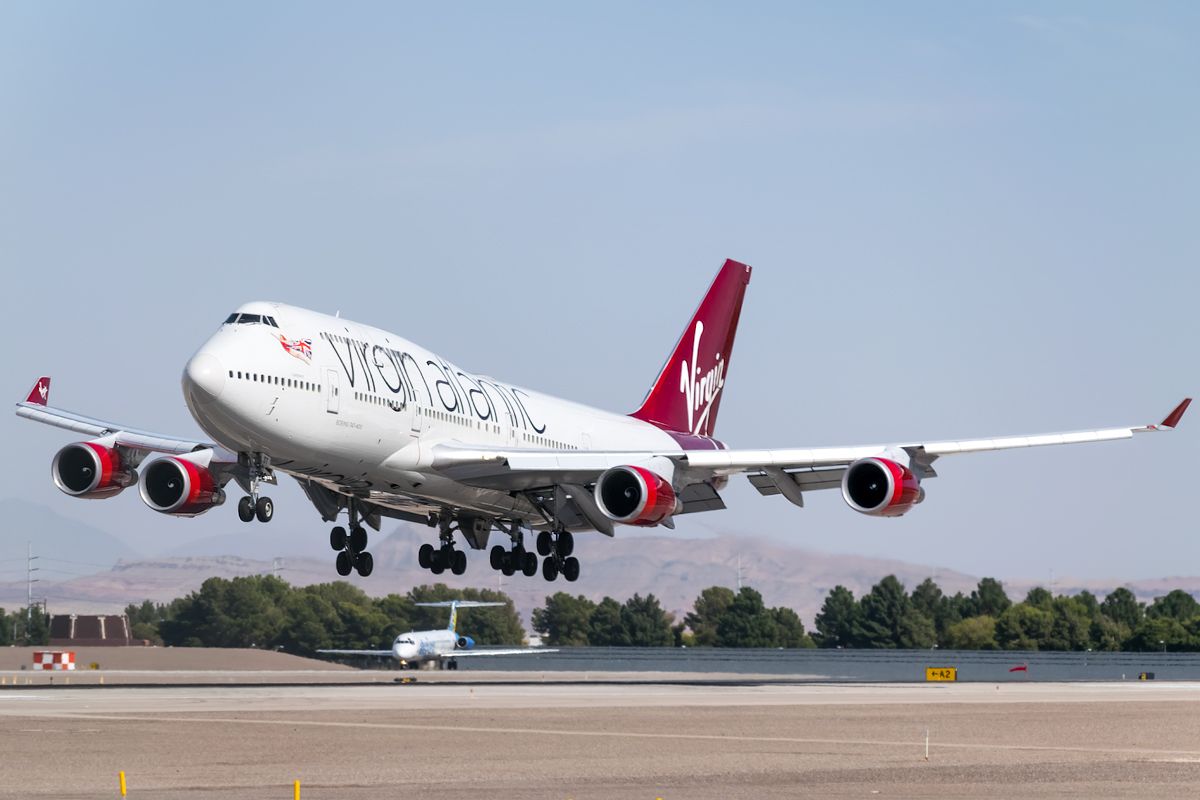 Boeing 747-400 (G-VAST) - Ladybird arriving after a hop across the pond