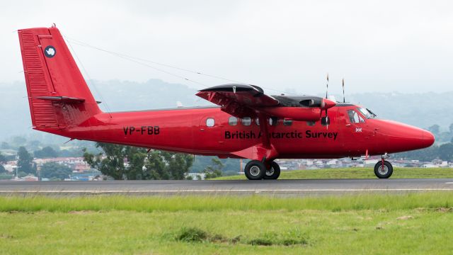 De Havilland Canada Twin Otter (VP-FBB) - A REST STOP AND REFUELING WITH FUEL, AFTER FLYING FROM QUINTANA ROO TO COSTA RICA, THEN EXIT TO GUAYAQUIL AND CONTINUE SOUTH.