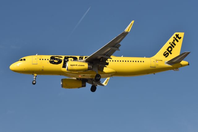 Airbus A320 (N694NK) - 23-L 12-19-23