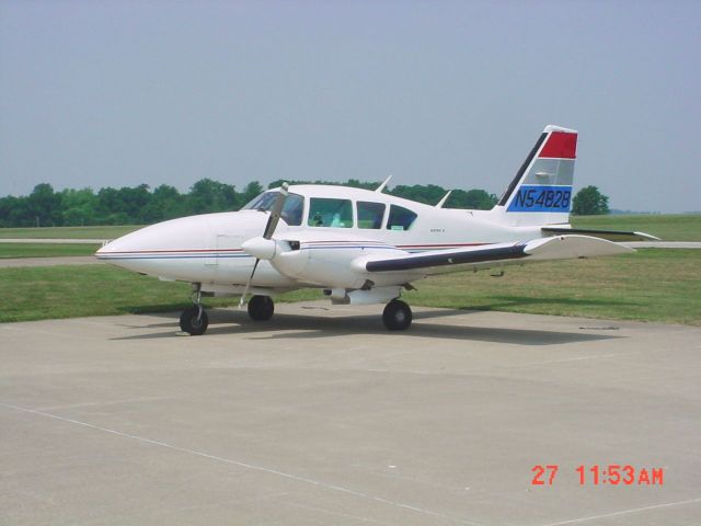 Piper Aztec (N54828) - Parked on ramp on 5/27/10