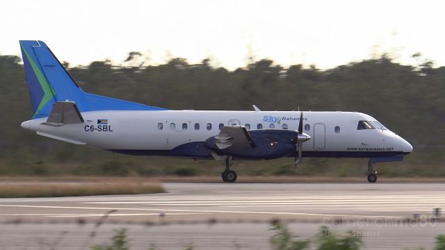 C6-SBL — - The airplane is landing smoothly in Nassau.