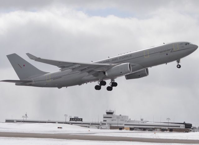 ZZ337 — - This Royal Air Force Tanker departed April 2, 2015 from  Gander , Newfoundland with 2 Tornados heading to the Azores.  Refuelled while enroute from China Lake, California where they had  spent 2 weeks at the testing facility.