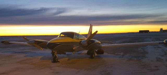 Piper PA-30 Twin Comanche (N777FS) - Cold December Morning Rapid City SD