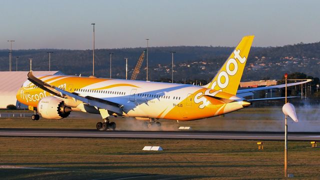 Boeing 787-8 (9V-OJD) - Boeing 787-9. Scoot 9V-OJD. R03 YPPH 16 June 2018 