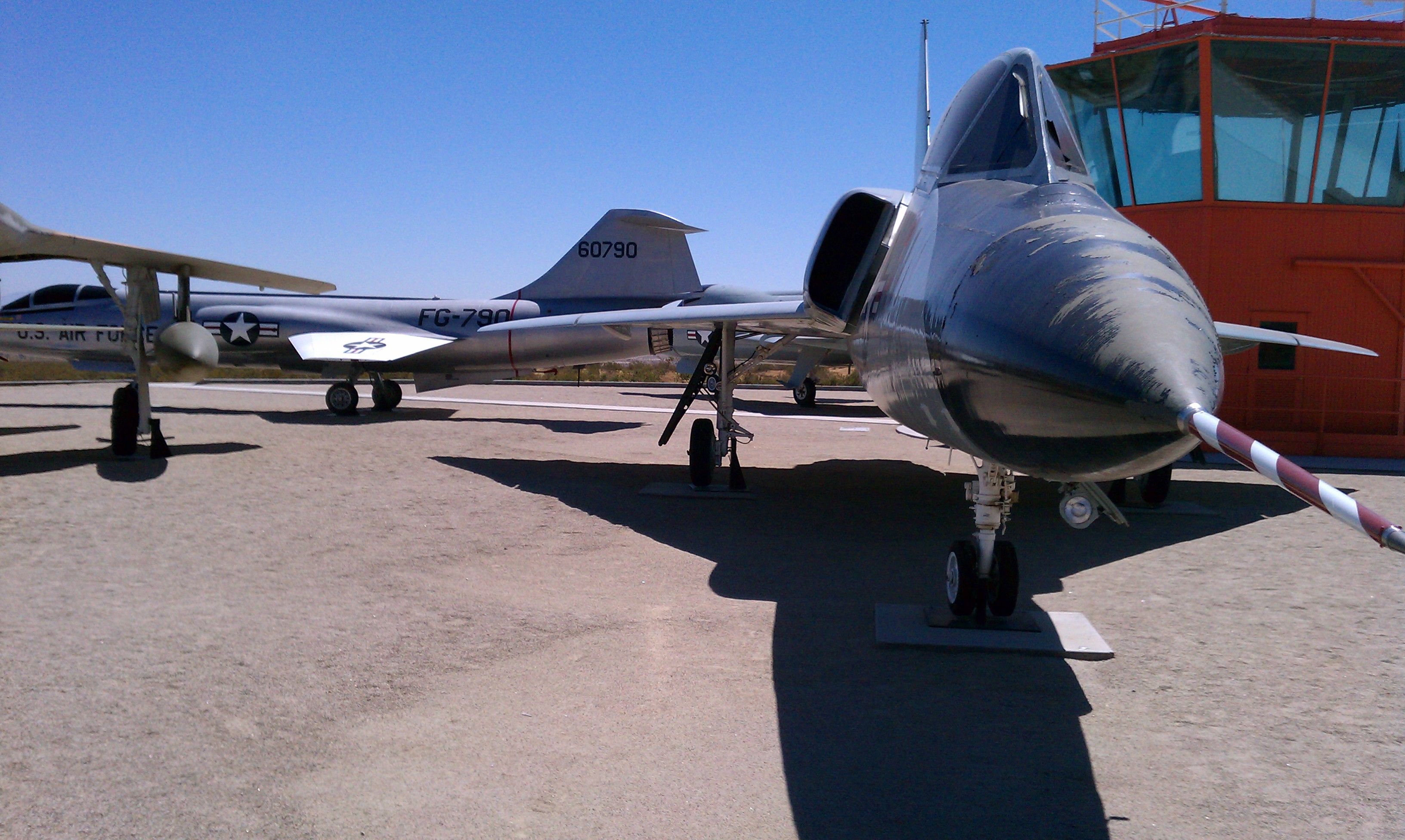 — — - Edwards AFB West gate display 2011 