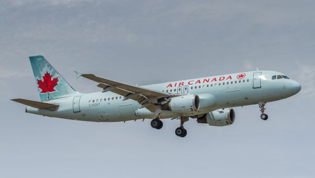 Airbus A320 (C-FDST) - ACA451 arrives from Ottawa, just an hours flight time away!