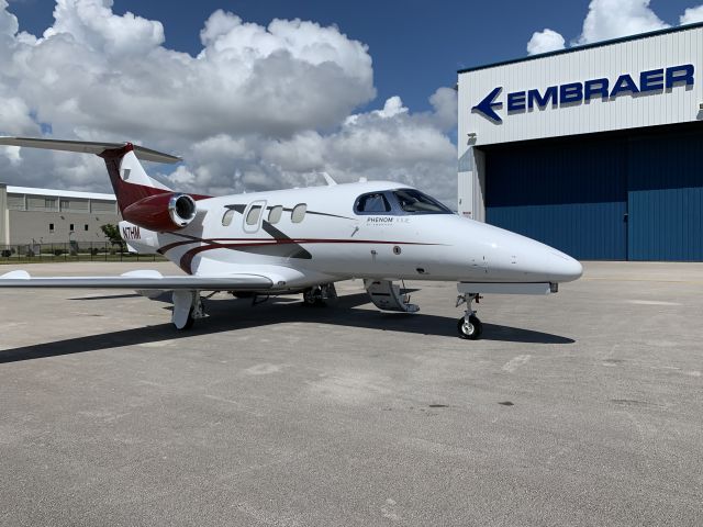 Embraer Phenom 100 (N7HM) - Fresh pickup after annual in FL getting ready to head home. 