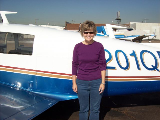 Mooney M-20 (N201QR) - Owner/Pilot with her Mooney M20 N201QR