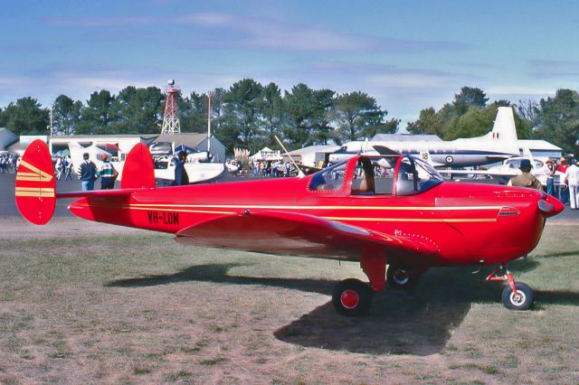 VH-LDN — - FORNEY F-1 AIRCOUPE - REG : VH-LDN (CN 5709) - MANGOLRE VIC. AUSTRALIA - YMNG (19/4/1992) 35MM SLIDE SCANNED WITH A EPSON PERFECTION V700 FLATBED SCANNER.