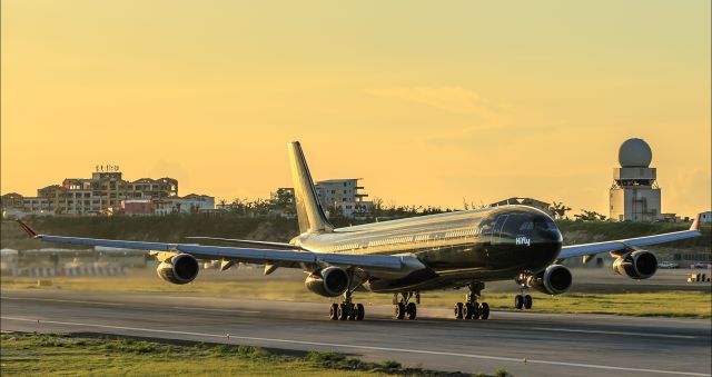 9H-TQM — - HiFly 9H-TQM departing TNCM St Maarten