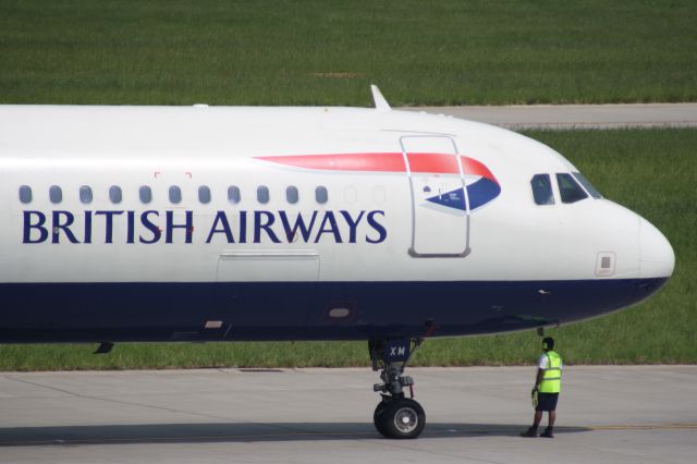 Airbus A321 (G-EUXM) - Pushed back from Terminal 5A and prepared for taxiing