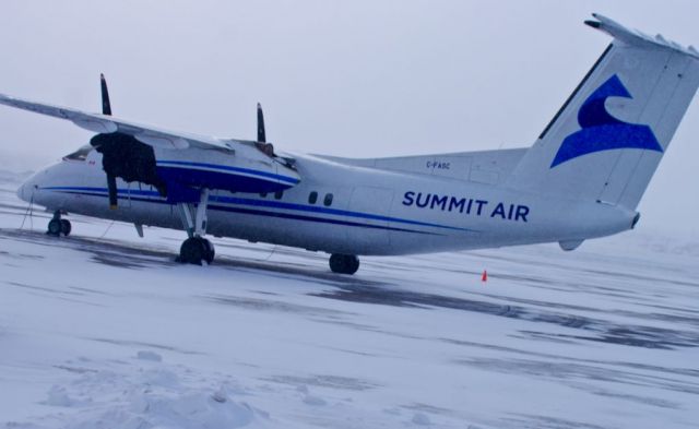 de Havilland Dash 8-100 (C-FASC) - Spotted in Iqaluit, Nunavut March. 7, 2016