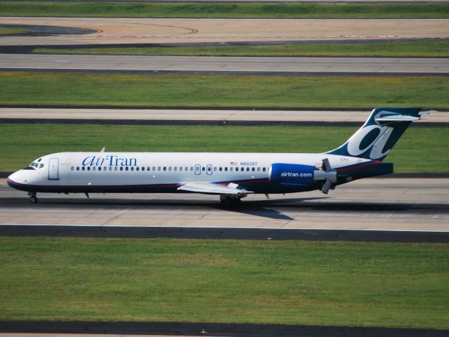 Boeing 717-200 (N603AT) - Arriving 6/16/12