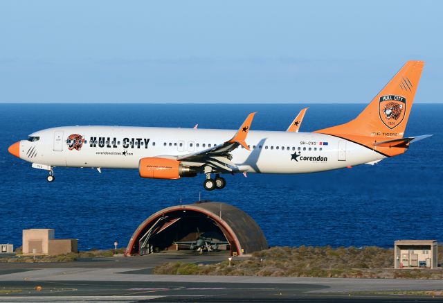 Boeing 737-800 (9H-CXG) - New special livery with the english soccer club "Hull City"