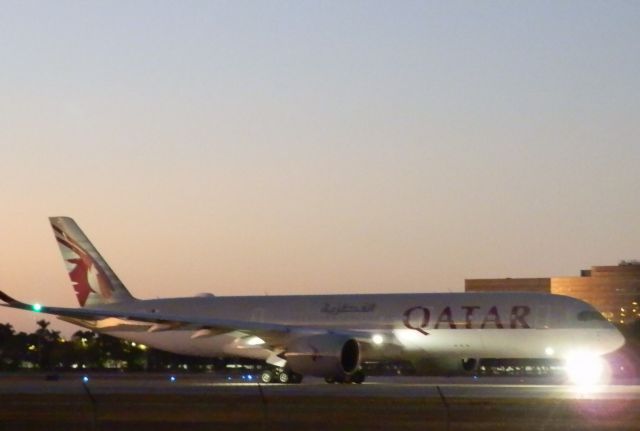 Airbus A350-900 (A7-ALP) - "Cleared for takeoff"To Doha!"