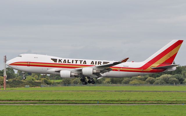 Boeing 747-400 (N403KZ) - kalitta air b747-481f n403kz landing at shannon 15/9/18.