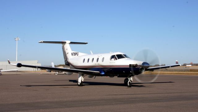 Pilatus PC-12 (N78PG) - A Pilatus PC-12 dropped into KGVT this afternoon.