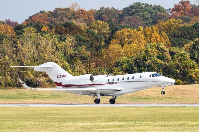 Cessna Citation X (N124MV) - N124MV is a 2016 Cessna Citation X (750) seen here departing Atlanta's PDK executive airport. I shot this with a Canon 100-400mm lens at the focal length of 214mm. Camera settings were 1/8000 shutter, F5, ISO 800.  Please check out my other photography. Votes and positive comments are always appreciated. Questions about this photo can be sent to Info@FlewShots.com