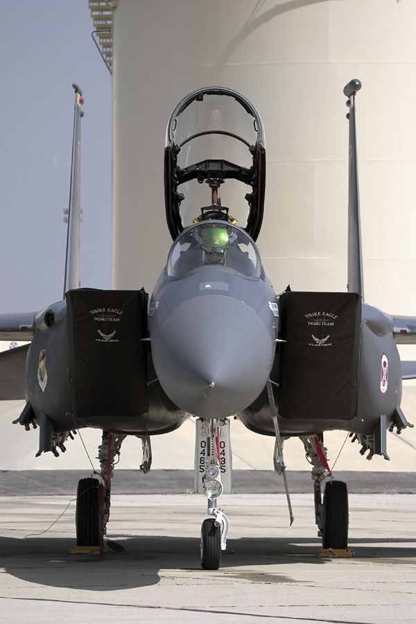 McDonnell Douglas F-15 Eagle — - A McDonnell Douglas F-15 Eagle @ March Air Reserve Base.