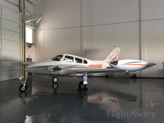 Cessna 310 (N8006M) - 2020 in Hangar