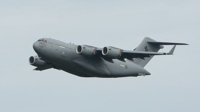 Boeing Globemaster III — - Leaving for Guam.