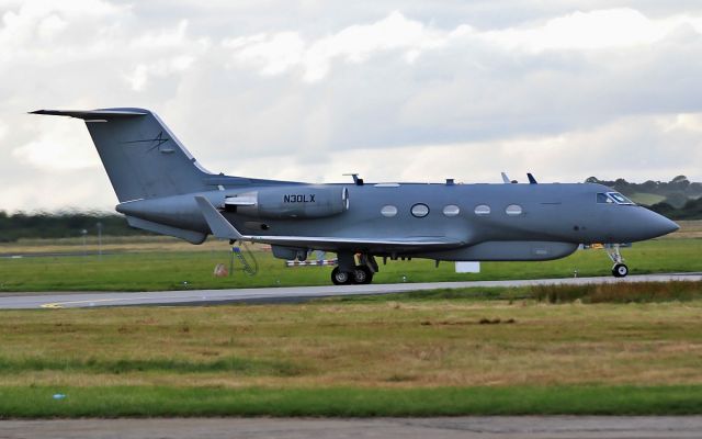 Gulfstream Aerospace Gulfstream 3 (N30LX) - lockheed martin g-3 arriving at shannon 5/8/13.