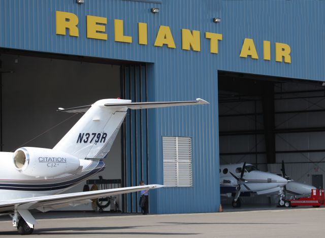 Cessna Citation CJ2+ (N379R) - One of the three CJ2s of RELIANT AIR. RELIANT AIR has the lowest fuel price on the Danbury (KDXR) airport.