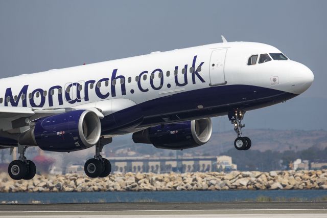 — — - G-MRJK A320 landing at Gibraltar Canon 5D Mk2 300 2.8 image taken from vessel in Marina Bay - interesting the ac details lifted but did NOT show on site after lift hence copy