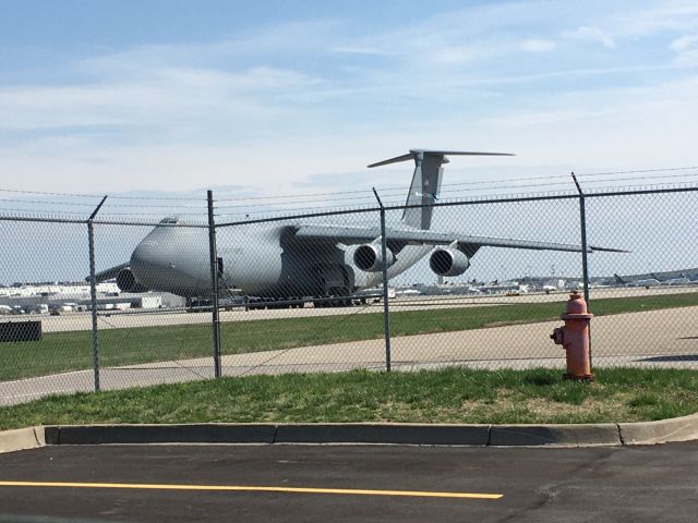 LOCKHEED C-5 Super Galaxy (N85001) - Afternoon photo of a Lockheed C-5M Super Galaxy during its visit at Louisville Airport