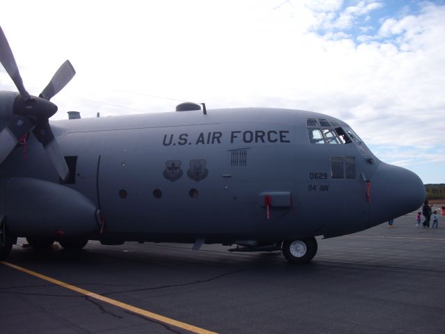 Lockheed C-130 Hercules (AWEF) - C-130 static display at KFFC