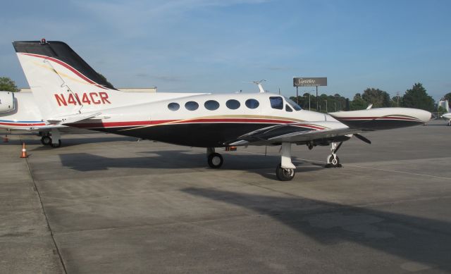 Cessna Chancellor (N414CR) - The right tail number...