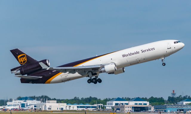 Boeing MD-11 (N280UP) - UPS MD-11F departs from KCAE.