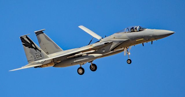 McDonnell Douglas F-15 Eagle (84-0014) - I dedicate this photo to peterjp5 - The 144th Fighter Wing is a unit of the California Air National Guard, stationed at Fresno Air National Guard Base, California. br /br /Las Vegas - Nellis AFB (LSV / KLSV)br /USA - Nevada, March 19, 2018br /Photo: TDelCoro