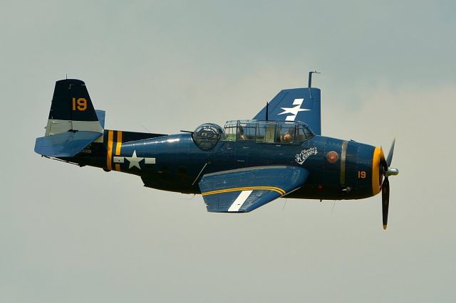 Grumman G-40 Avenger (HB-RDG) - General Motors TBM-3E  Avenger during the Meeting "RIO 2.1" in Ecuvillens (Switzerland) 