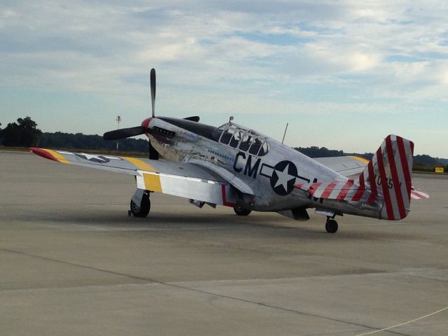 North American P-51 Mustang (NL251MX) - Collins Foundation P-51 at Charleston Executive Airport on 31 Oct 15.