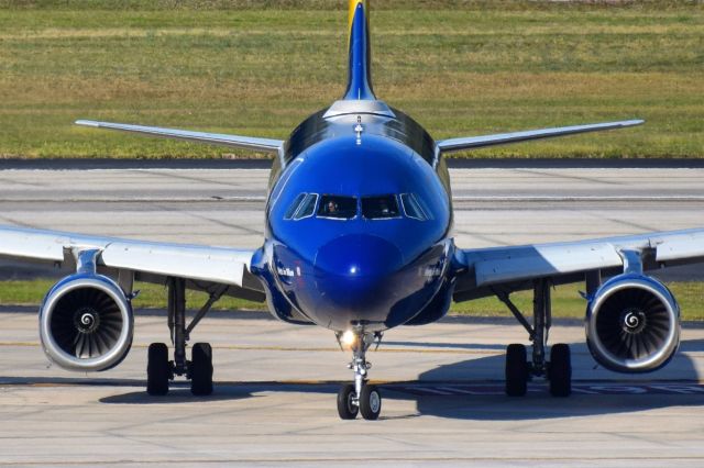 Airbus A320 (N775JB) - "Vets In Blue" livery arriving into Tampa International from Washington National (DCA) as JBU753 on December 1st 2020br /br /• Formerly named "Canard Bleu" FEB 2009 - NOV 2014br /• Painted into "Vets in Blue" livery November 2014br /• Reconfigured from 150 seats to 162 seats OCT 2019