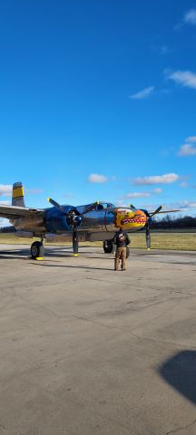 Douglas A-26 Invader (N99420) - Silver dragon is back 