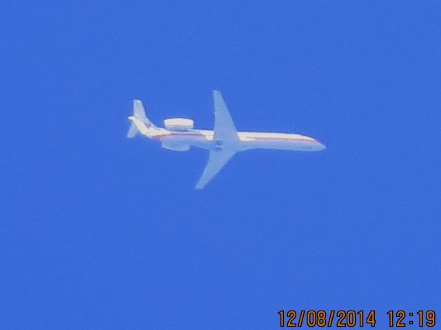 Embraer ERJ-145 (N681AE) - American Eagle flight 3062 from OKC to ORD over Southeastern Kansas at 32,000 feet.