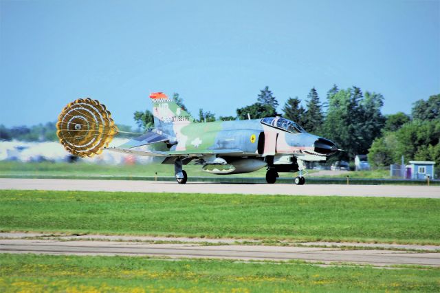 McDonnell Douglas F-4 Phantom 2 (AFR74626) - F-4 Phantom with Drogue Chute at Oshkosh 2015