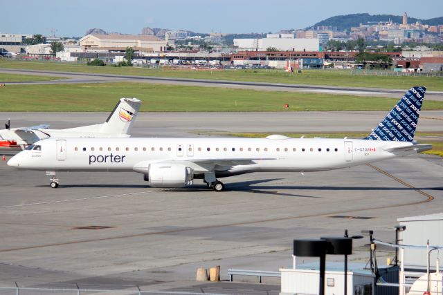 EMBRAER ERJ-190-400 (C-GZQV) - Taxiing to Gate 6 on 26-Jun-24 operating flight POE125 from CYYZ.