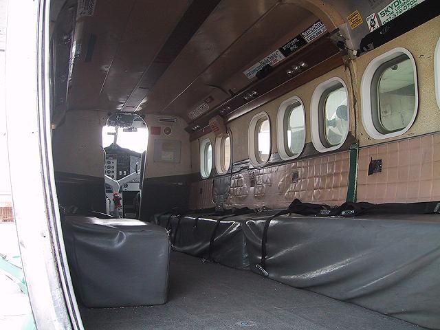 De Havilland Canada Twin Otter (N121PM) - Interior of N121PM while at Skydive California City.