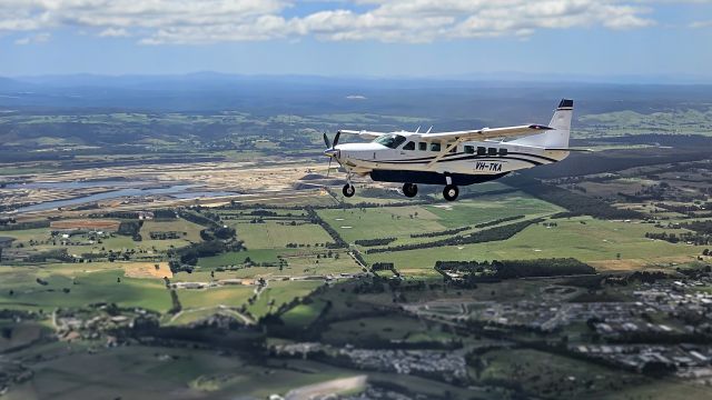 Cessna Caravan (VH-TKA) - VH-TKA flying over Gippsland