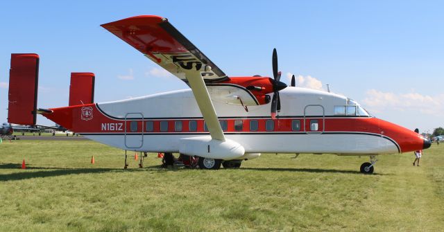 Short SD3-60 (N161Z) - A U.S. Forest Service Short SD3-60 Sherpa at Wittman Regional Airport, Oshkosh, WI, during Airventure 2017 - July 27, 2017.