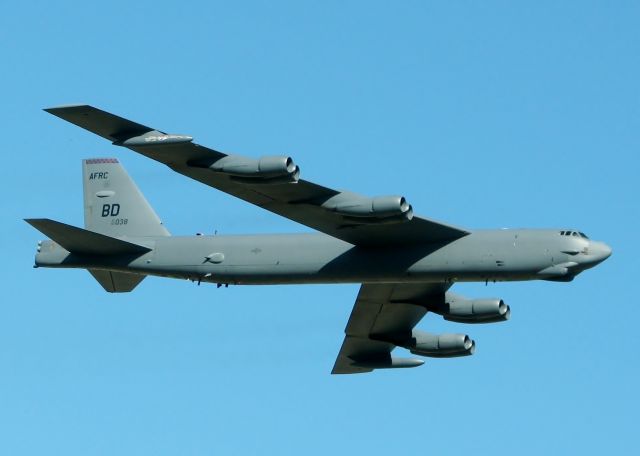 Boeing B-52 Stratofortress (60-0038) - Off of Rwy 15 at Barksdale Air Force Base.